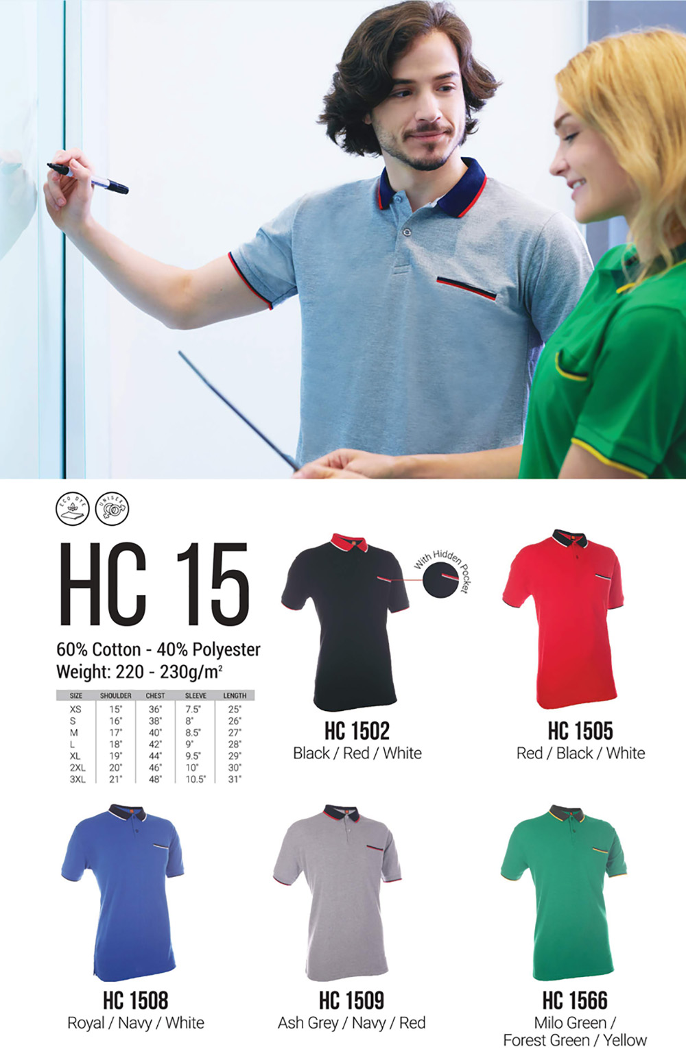 HC 15 Tshirt collar