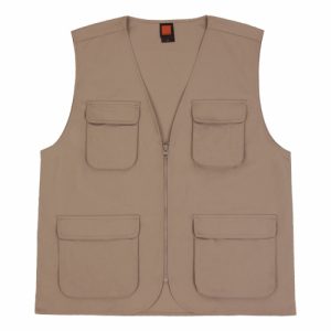 vest jacket khaki