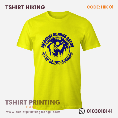 Design Baju Tshirt Hiking