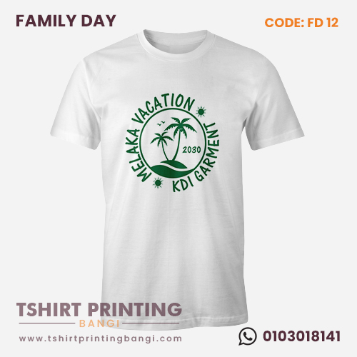 Design Baju Tshirt Family Day